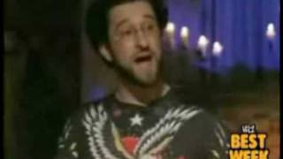 Screech gets into argument...