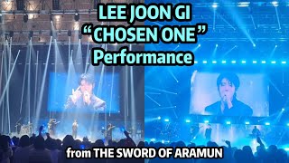 : Lee Joon Gi performs Chosen one Live from The Sword of Aramun at Yokohama fan meet # #