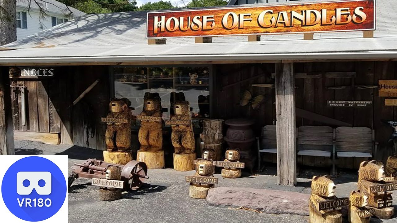 VR180 HISTORIC HOUSE OF CANDLES TOUR, Pocono Mountains, PA