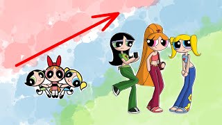 The PowerPuff Girls ALL GROWING UP COMPILATION 👍@EasyLittleDrawings