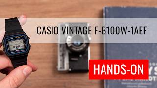 Full HANDS-ON: Casio Vintage F-B100W-1AEF News