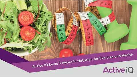 Active IQ Level 3 Award in Nutrition for Exercise and Health eLearning showreel