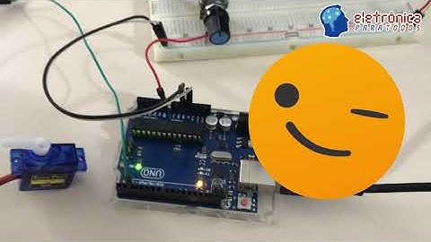 CONTROLE DE SERVOMOTOR COM POTENCIÔMETRO (Arduino)