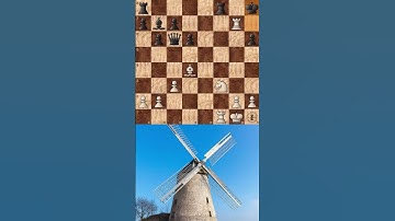 How The Windmill Tactic Turns Your Opponent Into A shocked Fool #chess #shorts #chesstactics