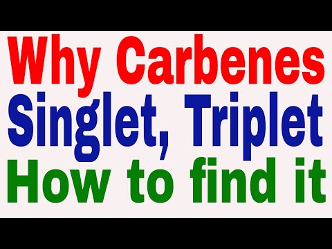 Video: Je, singlet carbene paramagnetic?