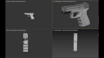 Modeling a Pistol in 3ds Max