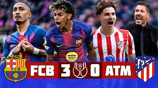 Barcelona Beat Atletico Madrid 3-0 (3-4) | Lamine Yamal Masterclass - Copa Del Rey Semi Final 2026