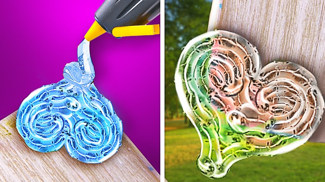 3D PEN VS GLUE GUN || Cool Bright Crafts for Your Inspiration - YouTube