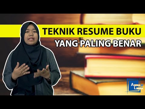 Video: Cara Menulis Resume Yang Efektif