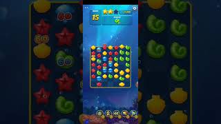 Ocean Splash: Jelly Fish Gems - Level 4 gameplay - 3 match puzzle game screenshot 5