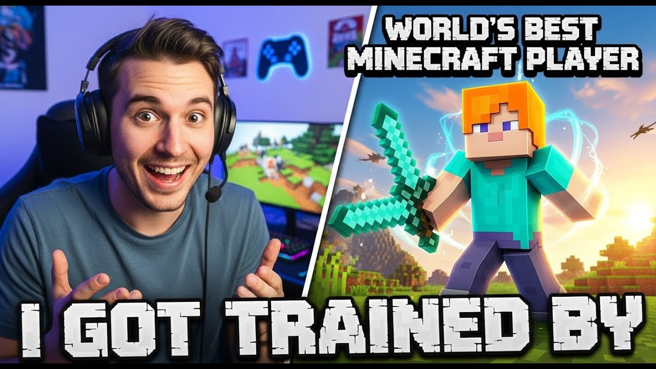 I Got Trained By the World's Best Minecraft Player