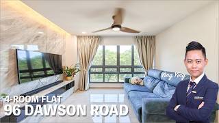 Maximum Privacy unblocked Greenery Views! Newly MOP 4-room! Move in condition!