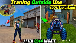 Traning Outside Use Old Memories 😲 After Update Ob44 Free Fire