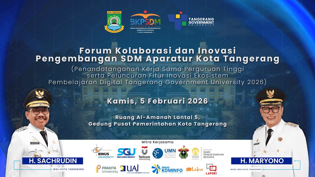 Forum Kolaborasi dan Inovasi Pengembangan Sumber Daya Manusia Aparatur Kota Tangerang