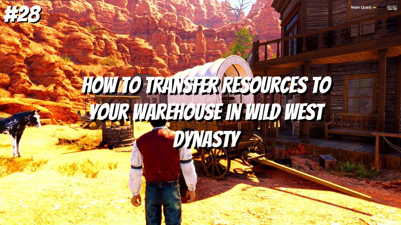 #28 How To Transfer Resources To Your Warehouse in Wild West Dynasty ...