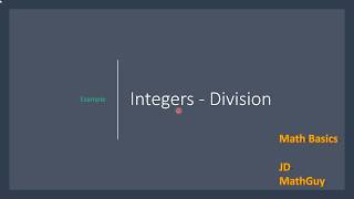 Celebrity integers - division -  examples Profile
