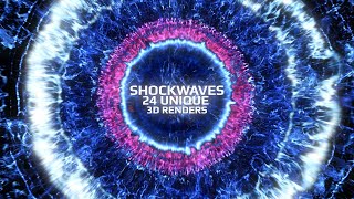 Shockwaves Pack - 20+ 3D Renders! For Afobe After Effects