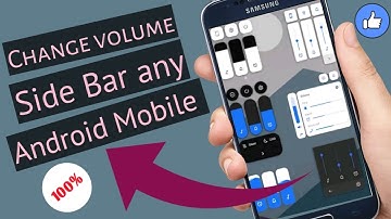 how to change volume panel on any android phone