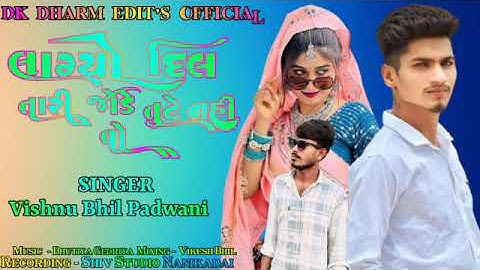 લાગ્યો દિલ તારી જોડે તૂટે નહીં વો singer Vishnu bhil new timli dharmka #ishwarbhil #Vishnubhil #Rahu