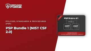 PSP Bundle 1: NIST CSF 2.0 | Product Walkthrough