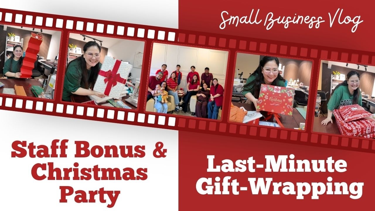 Small Business Vlog: Staff Bonus and Graceful Homeschooling's Team Christmas Party