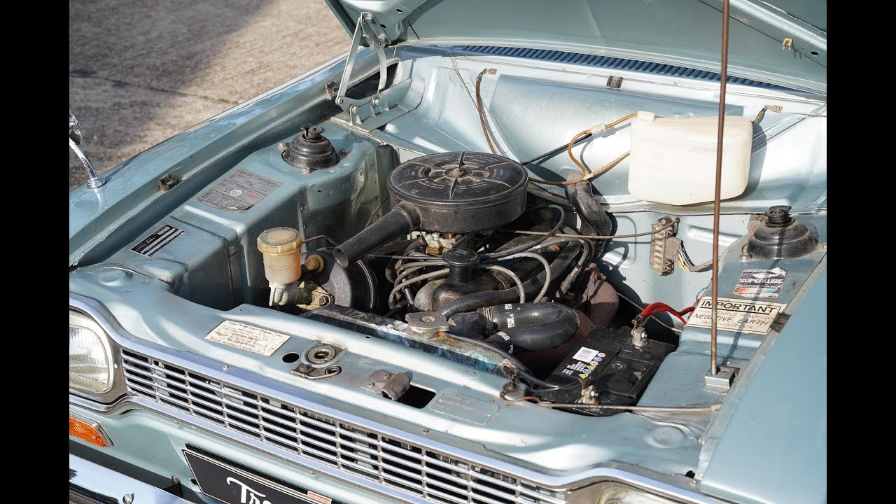 1970 Ford Escort 1300 Super - Cold Start Video