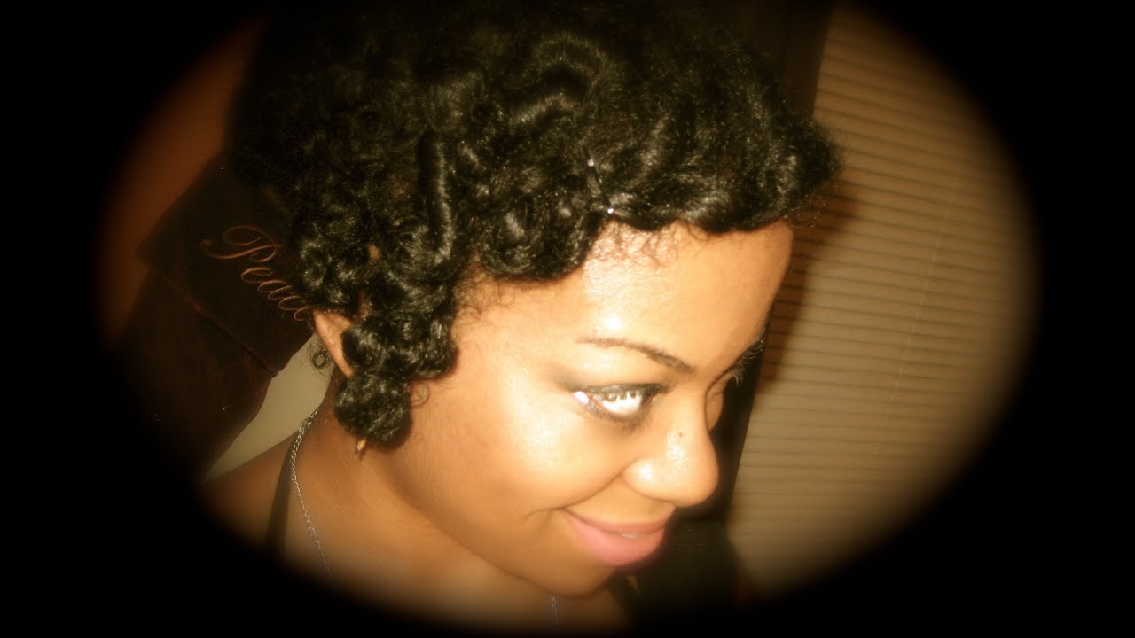 Glam Faux Finger Waves With Bantu Knots For 1920s Style On