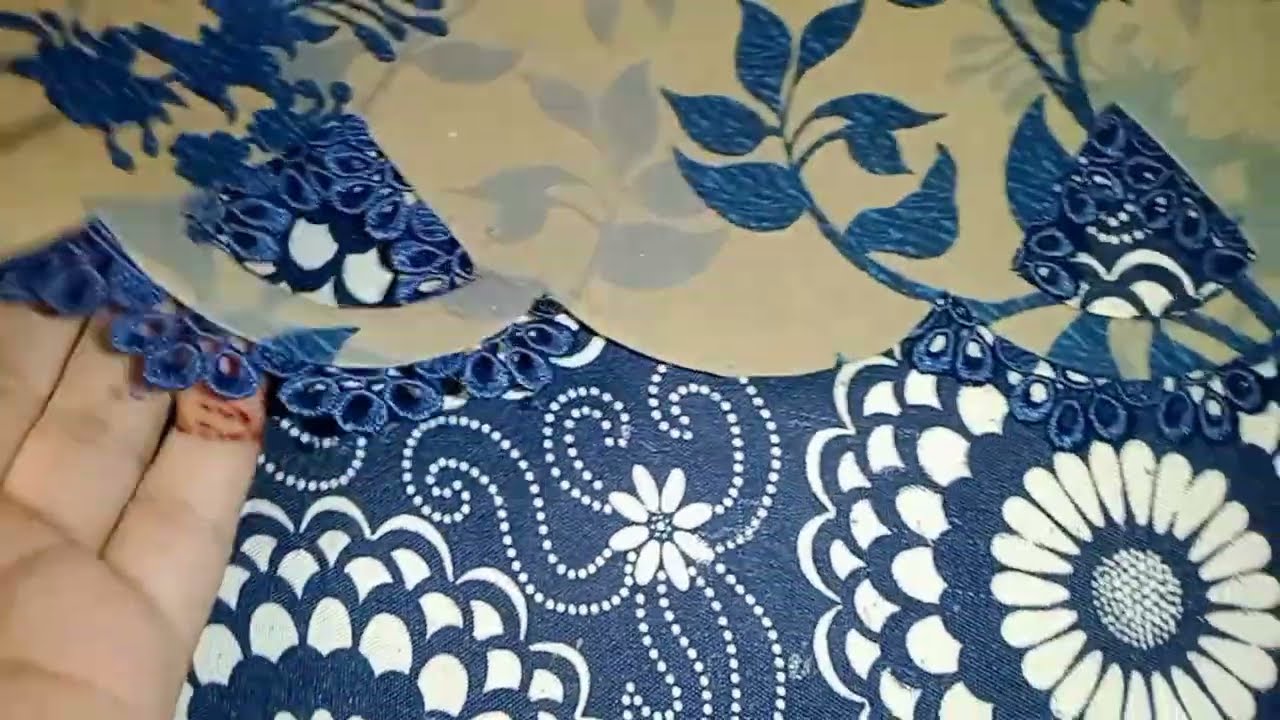 lace Daman design cutting and Stitching/Daman design with lace Cutting & Stitching/Daman design 