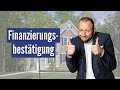 Hauskauf - Finanzierungsbestätigung von der Bank (offizielle) #baufinanzierung