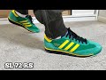 Adidas sl 72 rs green yellow review on foot