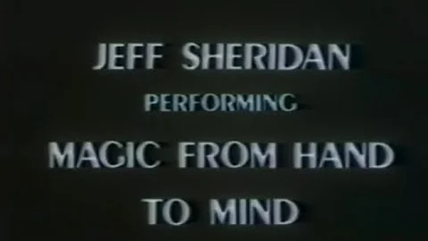 Jeff Sheridan   From Hand to Mind ~ Original
