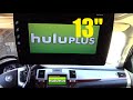 DIY 2007-2014 Cadillac Escalade Ext 13" Rockville rear entertainment install