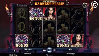 Werewolf Darkest Flame By Spinomenal Video Review Gamblerid
