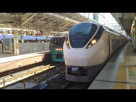 JR東日本 E657系 K9編成 10両編成  特急 ときわ65号 勝田 行  東京駅 8番線を車