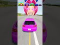 Big and Small Car vs K-pop Half Demon Saja Boys - BeamNG.Drive