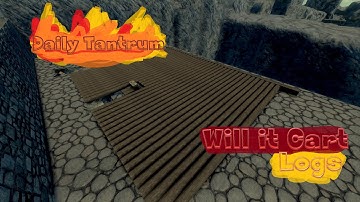 Medieval Engineers: Daily Advice: Cart Vs. Rounded Timber