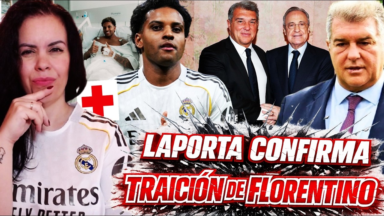 🚨LAPORTA CONFIRMA la TRAICIÓN de FLORENTINO ¡AYUDÓ con las PALANCAS! - NUEVO PARTE MÉDICO RODRYGO