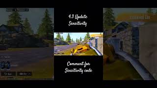 BGMI 4.3 Update Sensitivity Zero Recoil #fyp #viral #trending #trendingshorts #bgmi #viralvideo #gg