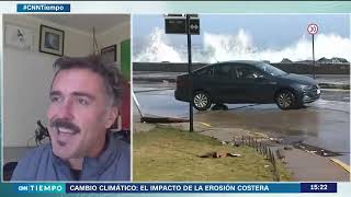 Entrevista en CNN Tiempo sobre cambio climático e impactos en la costa.