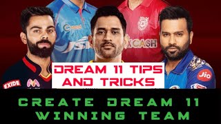 How to create dream11 Winning team| Dream 11 tips and tricks | dream11 in Hindi screenshot 3