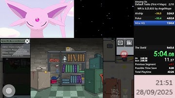 Among Us - Default Tasks (First 4 Maps/All Maps, Mobile) in 7:56.467 / 13:06.466