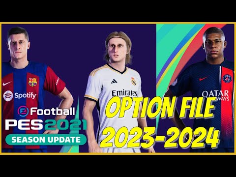 Tuto PES 2021  installation du patch 23 24 quipes maillots comptitions