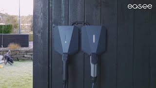 Plug & play med Easee ladere på veggen