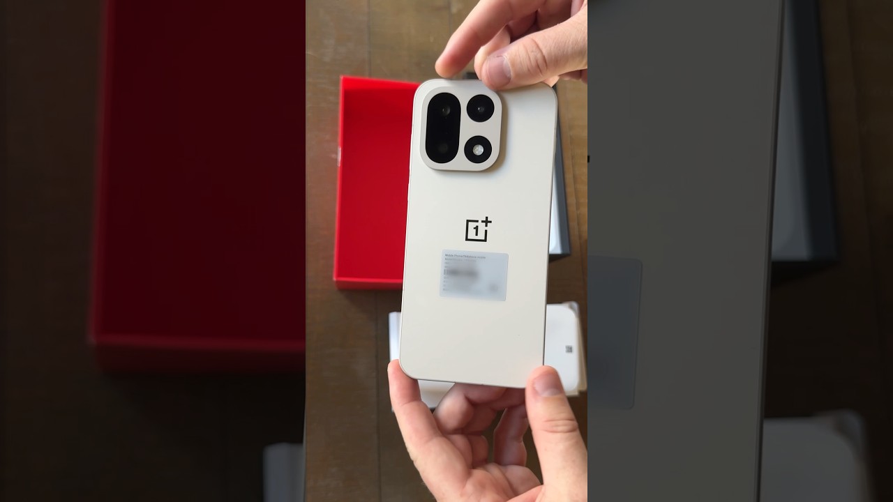 Unboxing the New OnePlus 15 in Sand Storm