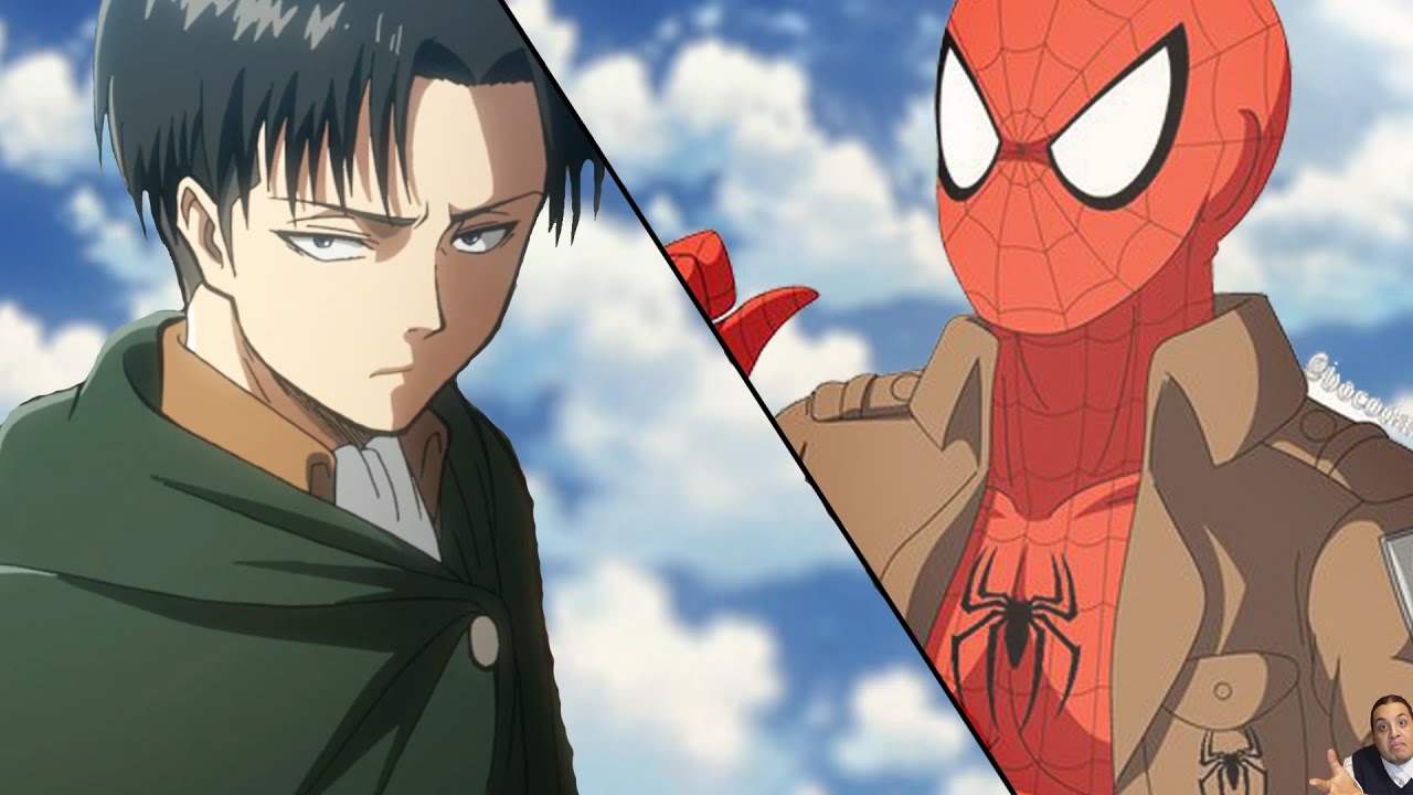 crossover homem-aranha shingeki no kyojin