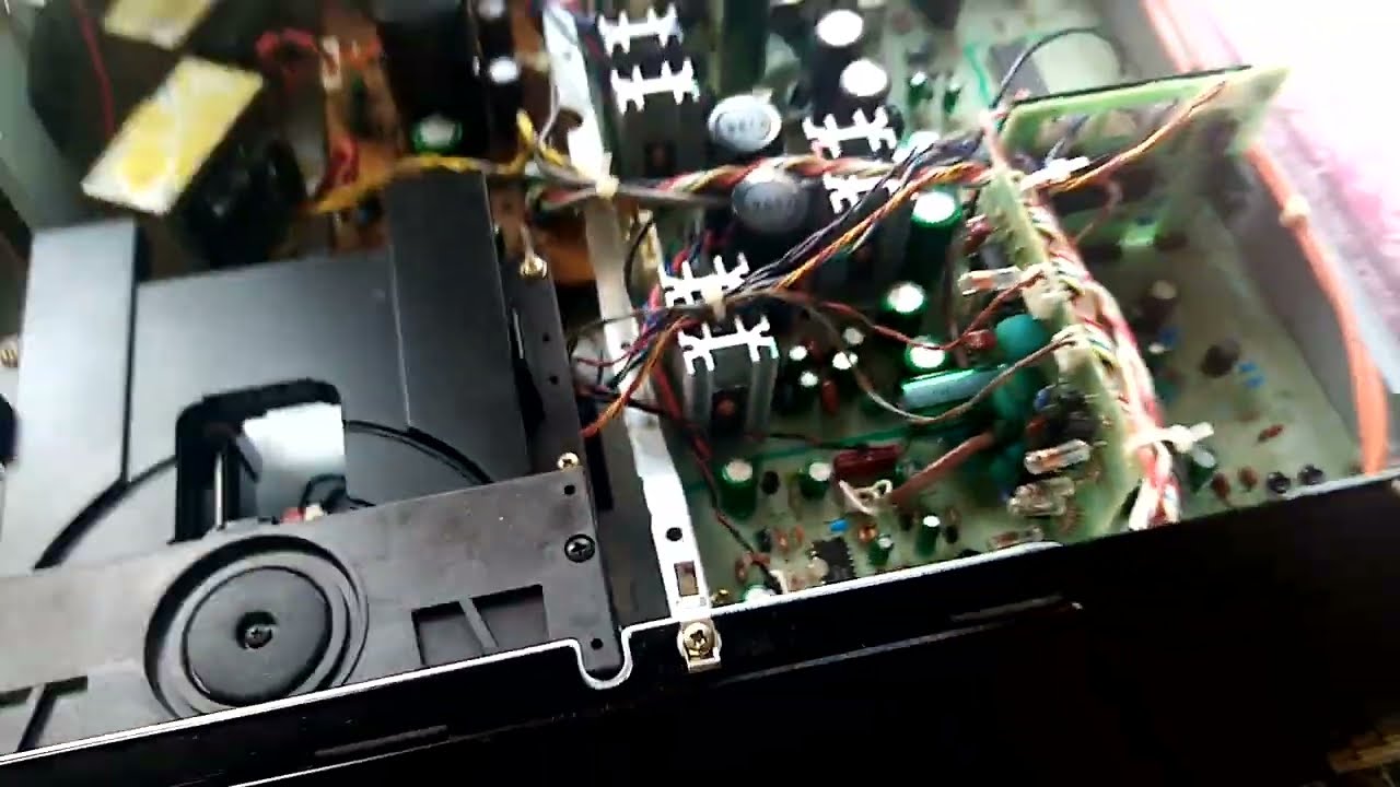 SANSUI CD - A717 Extra. Профилактика  и настройка