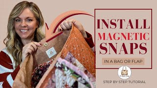 How to Install a Magnetic Snap in a Bag (Step-by-Step Tutorial for Bagmakers)