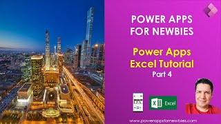 Powerapps Excel Tutorial (Part 4) | Power Apps Excel