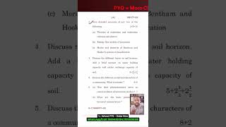 BBYCT 133 Question Paper | BBYCT 133 Plant Ecology and Taxonomy Question Paper