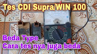 Tes CDI Supra - WIN 100